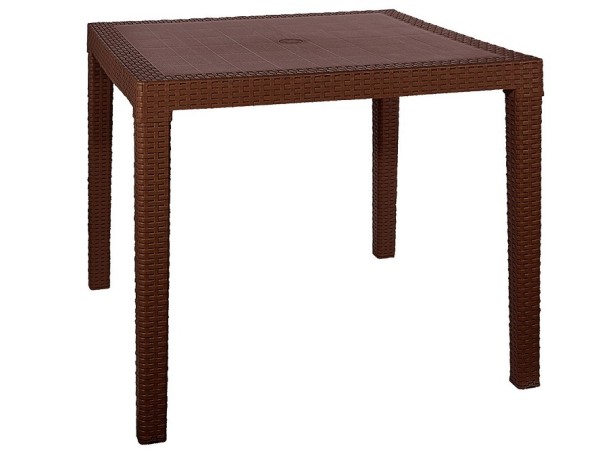 Стол квадратный FIJI Quatro Table Коричневый купить в Фрязино