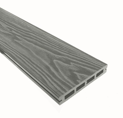 Террасная доска из ДПК Terrapol Смарт 3D Пустотелая с пазом Анис