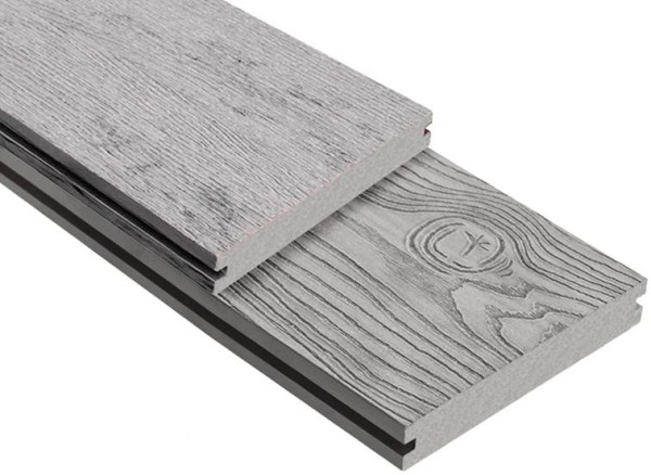 Террасная доска ДПК Outdoor 3D полнотелая STORM/OCEAN GREY серая микс купить в Фрязино