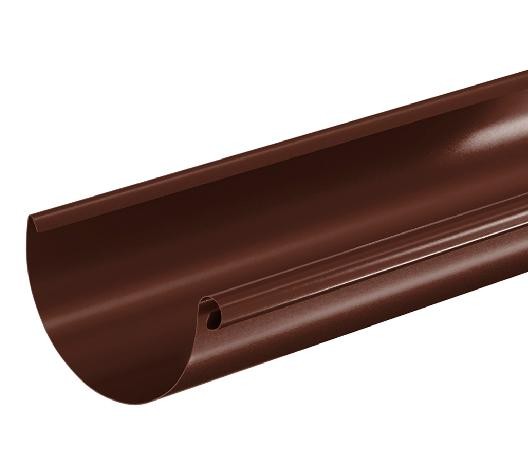 Водосток Aquasistem, система 125x90 - Водосточный желоб 3.00м RAL 8017 Коричневый купить в Фрязино