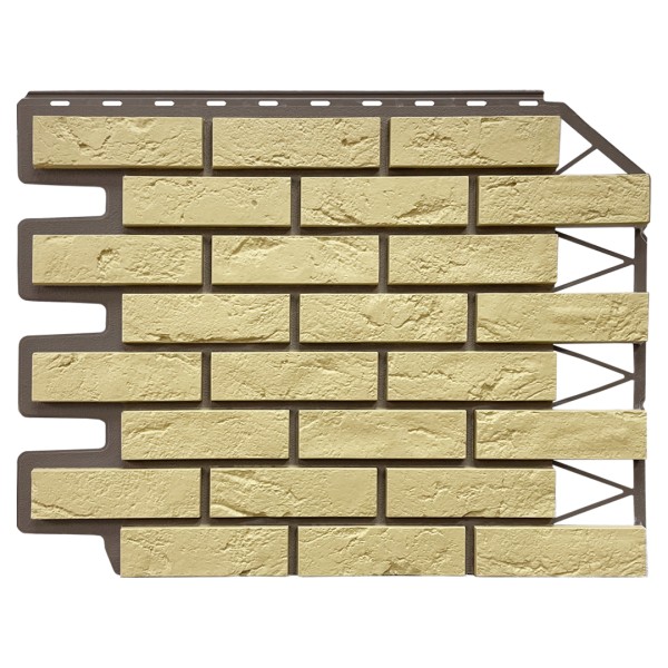 Фасадная панель FineBer, Кирпич Баварский, Песочный купить в Фрязино