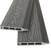 Заборная панель шип-паз EasyDecking Wood-Х 146х20 Серый купить в Фрязино