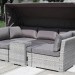 Диван-Трансформер AFINA плетеный из иск. ротанга AFM-320G Grey купить в Фрязино