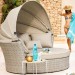 Диван-Трансформер AFINA плетеный из иск. ротанга AFM-325 Beige купить в Фрязино