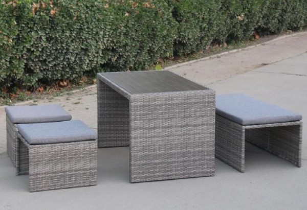 Диван-Трансформер AFINA плетеный из иск. ротанга S330G-W78 Grey купить в Фрязино