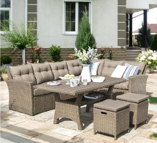Комплект мебели AFINA плетеной из иск. ротанга AFM-307B Beige купить в Фрязино