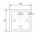 Столб SEQUOIA Evolution 3D WOOD BROWN купить в Фрязино