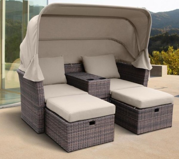Комплект мебели AFINA плетеной из иск. ротанга AFM-330B Brown купить в Фрязино