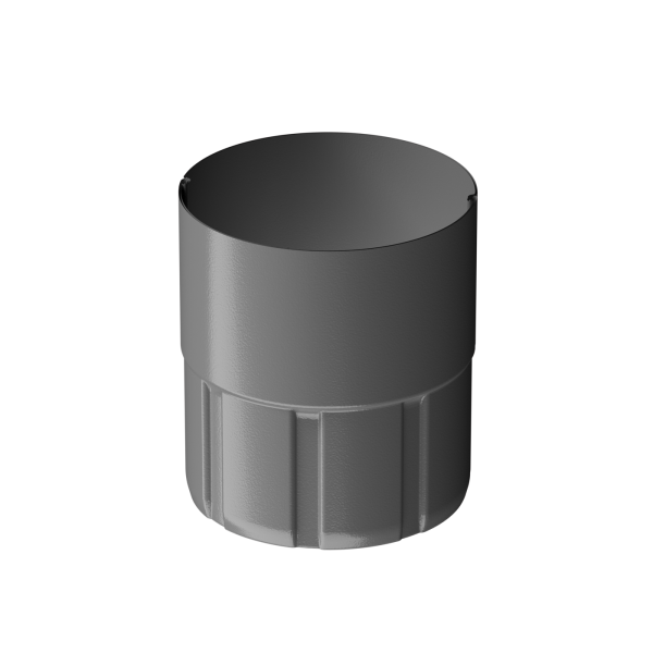 Муфта соединительная для водостока Döcke STAL PREMIUM, Графит купить в Фрязино