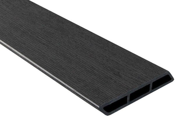 Доска Ромбус 3D ДПК Outdoor STORM BLACK черная купить в Фрязино