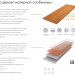 Фибросайдинг DECOVER 3600 x 190 x 8 мм Bordo купить в Фрязино