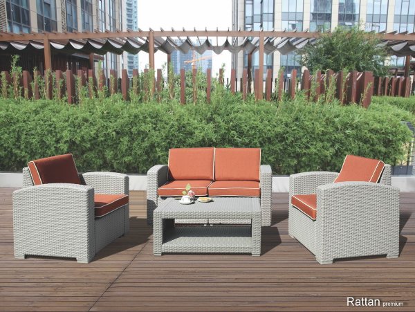 Уличные диваны и кресла коллекции Rattan Premium 4 купить в Фрязино