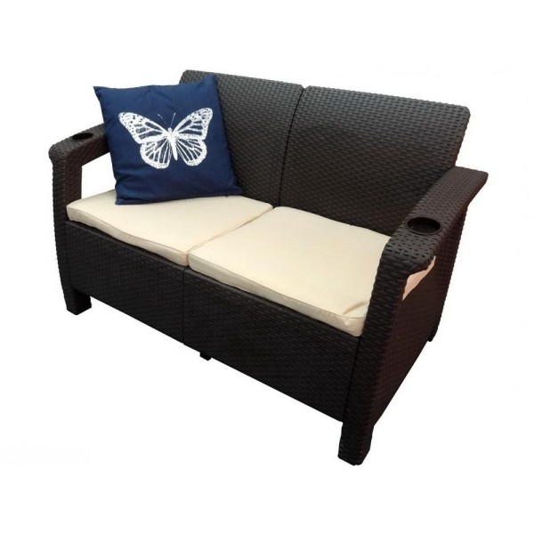 Двухместный диван Yalta Sofa Seаt венге купить в Фрязино