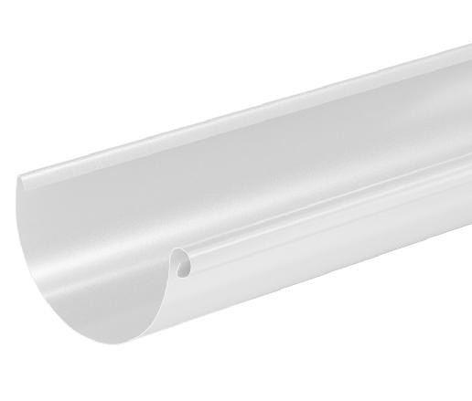 Водосток Aquasistem, система 125x90 - Водосточный желоб 3.00м RAL 9003 Белый купить в Фрязино