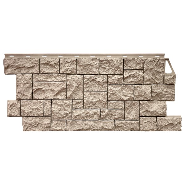 Фасадная панель FineBer, Камень Дикий, Песочный купить в Фрязино