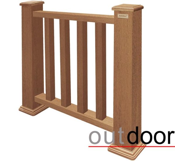 Ограждение из ДПК Outdoor Классик 3D STORM дуб купить в Фрязино