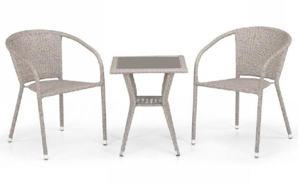 Комплект плетеной мебели AFINA из иск. ротанга T25C/Y137C-W85 Latte 2Pcs купить в Фрязино