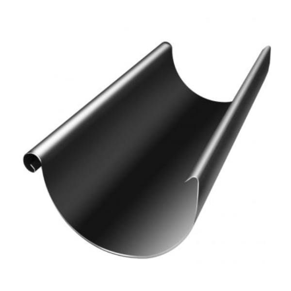 Водосток Grand Line 125x90 – Желоб 3м RAL 9005 купить в Фрязино