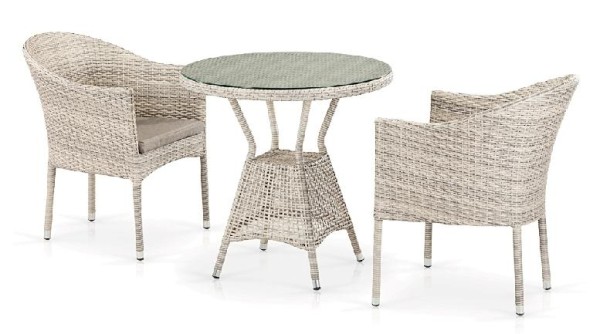 Комплект плетеной мебели AFINA из иск. ротанга T705ANT/Y350-W85 Latte 2Pcs купить в Фрязино