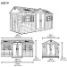 Сарай пластиковый LifeTime 15x8 DD купить в Фрязино