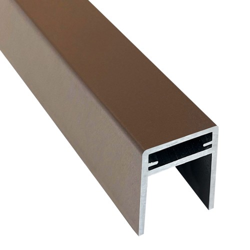 П-профиль Алюминиевый EasyDecking 35x25 Венге купить в Фрязино