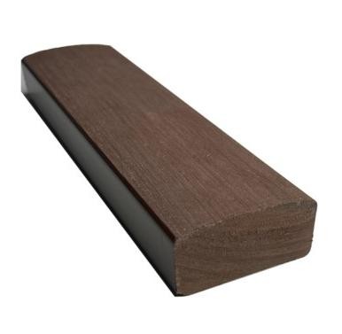 Лавочный брус Ecodecking Некст полнотелый брашированный 70х35 шоколад купить в Фрязино