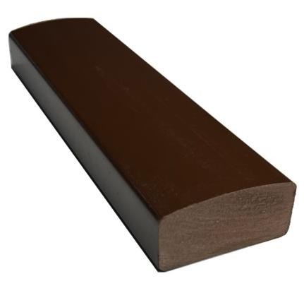 Лавочный брус Ecodecking Некст полнотелый глянцевый 70х35 шоколад купить в Фрязино
