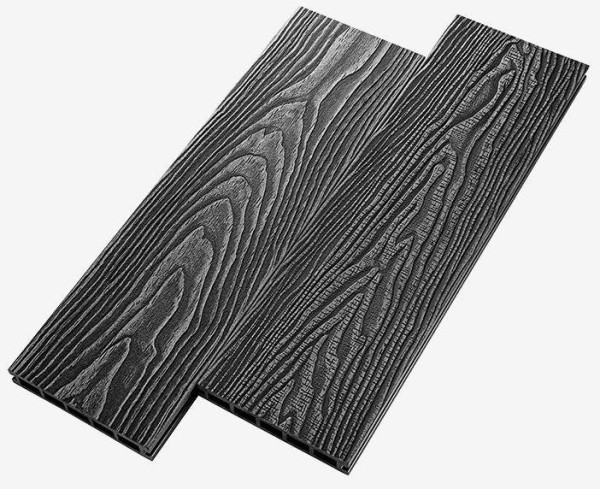 Террасная доска из ДПК RusDecking Unodeck Vintage - Графит купить в Фрязино