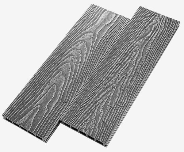 Террасная доска из ДПК RusDecking Unodeck Vintage - Серый купить в Фрязино